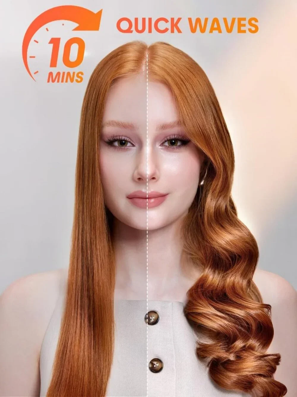 Automatic Curling Iron for Women - 1 Inch Gold Hair Curler, Perfect Gift Idea